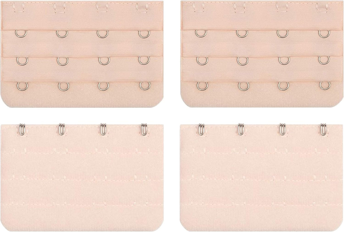 Bra Extender 4 Hook Bra Back Clips Bra Strap Extender Bra Clasp (4pcs)