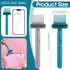 2 Pack 2-in-1 Hair Brush Cleaning Tool Hair Brush Cleaner and Remover Tool Dual-Sided Hairbrush Clean Tools for Removing Hairs and Dust Perfect for Home Salon Travel Use (Green Grey)