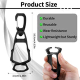 Xindojuz 6 PCS Glove Clips for Work Glove Holders, Powerful Bite Gloves Holder Clip for Duty Belt and Pants Prevent Loss and Free Hands Gloves Clips for Construction Improve Work Efficiency and Safety
