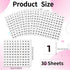 STARLIBOO 1 to 100 Consecutive Number Stickers, 0.4 inch Square Small Number Stickers Labels for Inventory, Storage, Organizing, Boxes, Bins, Toolbox, Locker (3000 Labels, White)