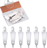 Needle Threaders 20pcs Stainless Steel Sewing Needle Threader for Hand Sewing Large Eye Cross Stitch Embroidery Craft Knitting Quilting