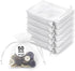50 White Organza Bags 3&