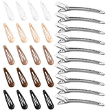 30PCS Hair Clips for Women, Girls & Hair Pins: l Non-Slip 20 Mini 1.89" Snap & 10 Large 3.5" Alligator & Duckbill Sectioning Clips, Salon Styling & Kids Hairstyle Use (Multi-Color)