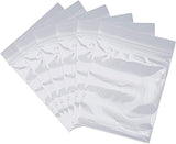 100 PCS Small Plastic Bags, 2" x 2.76" Resealable Zipper Poly Bags Mini Plastic Bags Clear Small Jewelry Bags for Jewelry, Screws, Storage