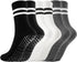 Non Slip Yoga Grip Pilates Socks for Women&Men Anti Slipper Grippy Socks for Ballet, Hospital, Dance, Trampoline