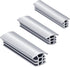 Trial Pack Flexible EPDM Rubber Strip 1/2", 3/4" and 1" (100mm/3.94" Each) for Concrete Crack Repair and Replacement - Weather and Aging Resistant Expansion Joint Filler for Driveways and Sidewalks