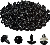 320pcs Include 160pcs 12mm Black Plastic Safety Eyes Crafts Safety Eyes with 160pcs Washers for Amigurumi Crochet Bears Stuffed Animals Doll Making