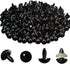 320pcs Include 160pcs 12mm Black Plastic Safety Eyes Crafts Safety Eyes with 160pcs Washers for Amigurumi Crochet Bears Stuffed Animals Doll Making