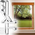 12 PCS Hidden Channel Valance Clips, 1-7/8inch Clear Plastic Blinds Clips for Valance with a Groove in The Back