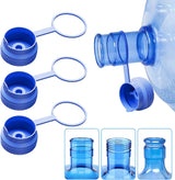 3 & 5 Gallon Water Jug Cap Reusable, Food Grade Silicone Replacement Gallon Caps for 55mm Standard/Screw/Crown Tops Water Bottle and Water Dispensers, Non-Spill Lids for Anti-Splash, Leak Free (3PCS)