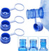 3 & 5 Gallon Water Jug Cap Reusable, Food Grade Silicone Replacement Gallon Caps for 55mm Standard/Screw/Crown Tops Water Bottle and Water Dispensers, Non-Spill Lids for Anti-Splash, Leak Free (3PCS)