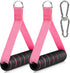 2 Pack Upgraded Exercise Handles, Gym Handle Equipment for Cable Machine Attachments, Strength Training Workout, Pilates, Home Gym, Resistance Bands, Heavy Duty Workout Accessories