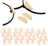 Glasses Nose Pads Adjustable Eyeglass Nose Pads Foam Nose Pads for Glasses Non Slip Eye Glasses Nose Pads for Plastic Frame (16pairs,Skin/1.5mm)