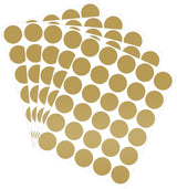 90 Pack Scratch Off Labels Stickers, 3 Sheets 1" Round Self-Adhesive Stickers for DIY Scratch Off Cards, Reward Cards, Party Favors (Gold)