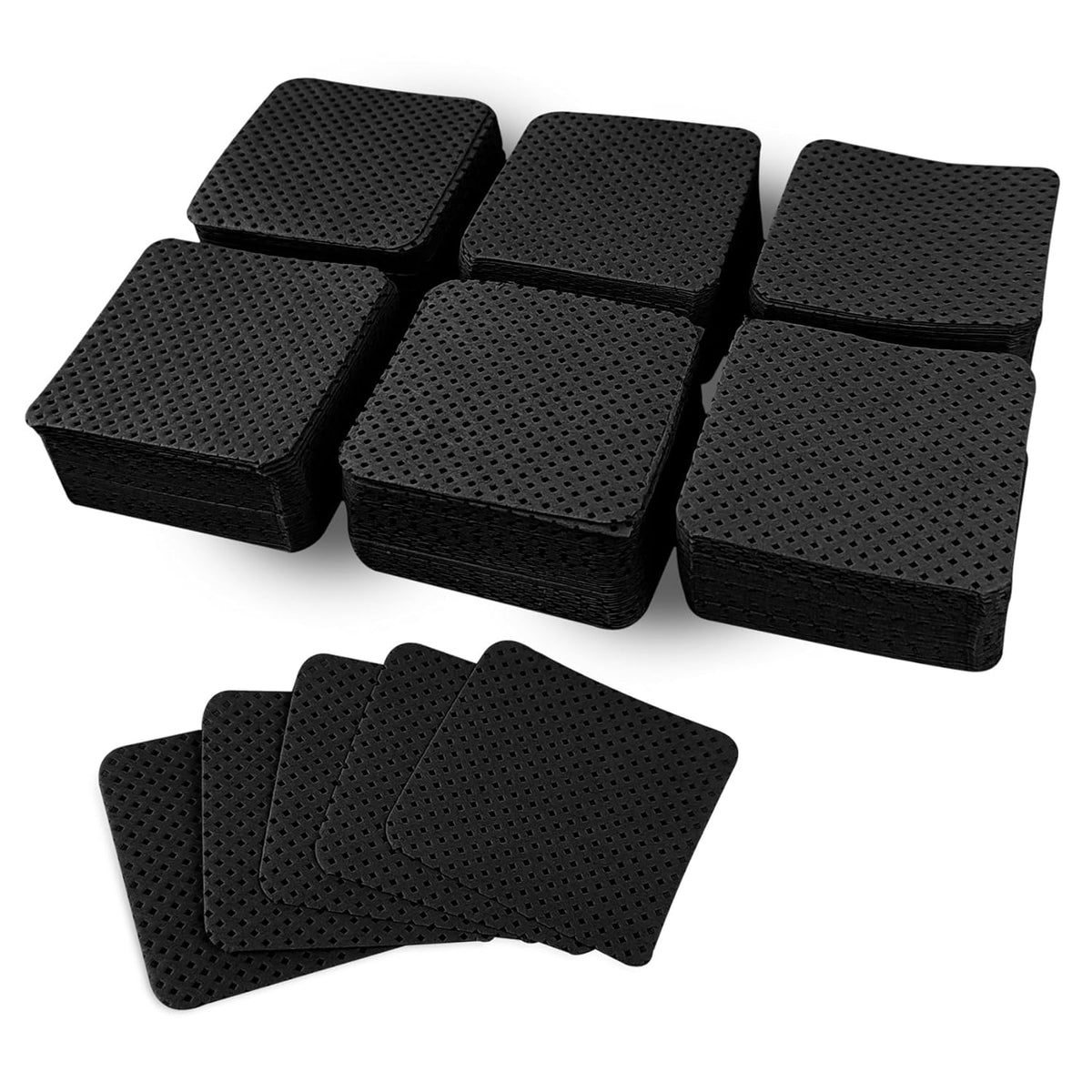 300 Pcs Grade Lint Free Wipes for Nails, Super Absorbent Nail Wipes for Gel Polish Removal, Eyelash Extensions, and Nail Prep (Black)