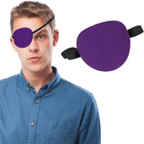 2 Pcs Single Eye Patch, Adjustable Eye Patch for Amblyopia, Lazy Eye, Left or Right Eye, Comfortable Eye Cover (Purple)