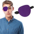 2 Pcs Single Eye Patch, Adjustable Eye Patch for Amblyopia, Lazy Eye, Left or Right Eye, Comfortable Eye Cover (Purple)