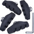 2 Pairs (4 Pieces) Bike Brake Pads, Rubber V-Brake Pads for Mountain & Road Bicycle,Quiet & Non-Skid Cycling Accessories for Enhanced Safety,50mm,Black