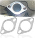 2PCS Car Exhaust Gasket, Ultra Seal 2-Bolt 2.5-Inch Exhaust Flange Gasket Standard Exhaust Gasket, Reinforced High Temperature Gasket Exhaust Flange Gasket Car Accessories (2.5in)