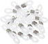 40 Pieces Eyeglass Chain Ends Adjustable Rubber Spectacle End Connectors for Eye Glasses Holder Necklace Chain