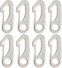 Profession Flag Pole Clip Snap Hooks Durable Nylon Flag Clips Flag Pole Accessory - Attach Flags Hooks to Halyard Rope and Buckle The Flag(Pack of 8)