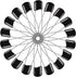 50 Pcs Diaper Pins, Plastic Head Safety Pin with Safe Locking Closures (Black)