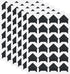 12 Sheets 288 Count Self-Adhesive Photo Corners Stickers, Acid Free Photo Mounting Corners for Scrapbooks, Memory Books, DIY Picture Album, Journal (Black)