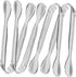 4 Pcs Ice Tongs Sugar Cubes Tongs, Mini Serving Tongs, 304 Stainless Steel, Silver, 4.33 x 0.63 inches