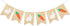 Easter Bunny Carrot Banner Garland Happy Easter Day Decorations for Mantle Fireplace Spring Themed Baby Shower Birthday Party Supplies
