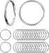 Key Chain Ring Metal Split Ring for Dog Tag and Keys Organization (32mm, 30pcs)