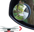 Blind Spot Mirror, 2" Round HD Glass Frameless Convex Rear View Mirror, Pack of 2