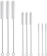 9-Piece Straw Cleaner Brush Kit - for Stanley Mug 40, 30, 20 oz, (3-Size) Extra Long Pipe Cleaners, Straw Cleaning Brush for Tumbler, Sippy Cup, Bottle and Tube
