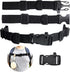 2 PCS Backpack Chest Strap Add on, Adjustable Sternum Straps for Backpacks and Schoolbag, Heavy Duty Backpack Waist Strap Chest Belt with Whistle Quick Release Buckle and Slide Lock for Hiking Jogging