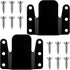 2pcs Sectional Couch Connectors, Universal Sofa Interlocking Couch Brackets for Sectionals, Furniture Connector Brackets Replacement Parts with Screw for Home Sofa Bed Recliner- Black