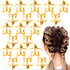 20pcs Gold Star Hair Clips, Y2K Star Snap Clip Barrettes for Women, 1.18in Metal Non-Slip Hairclips Hair Accessories for Long Short Thick Thin Curly Straight Hairstyles