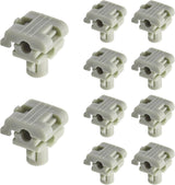 10 PCS Car Door Lock Rod Clips, OEM 16629990 16675980 Tailgate Latch Clip Fits 5/32" Rods, Tailgate Handle Rod Retainers Door Locking Clips Replacement for F150 F250 F350