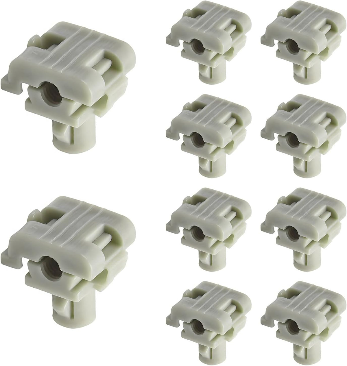10 PCS Car Door Lock Rod Clips, OEM 16629990 16675980 Tailgate Latch Clip Fits 5/32" Rods, Tailgate Handle Rod Retainers Door Locking Clips Replacement for F150 F250 F350
