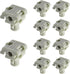 10 PCS Car Door Lock Rod Clips, OEM 16629990 16675980 Tailgate Latch Clip Fits 5/32" Rods, Tailgate Handle Rod Retainers Door Locking Clips Replacement for F150 F250 F350