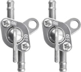 2PCS Inline Fuel Tank Tap Valve, 6mm Motorcycle Inline Fuel Fuel Petcock On Off Switch, Gas Tank Tap Valve Shut Off Valve Switch for ATV 50/70/90/110/125/140/150cc
