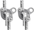 2PCS Inline Fuel Tank Tap Valve, 6mm Motorcycle Inline Fuel Fuel Petcock On Off Switch, Gas Tank Tap Valve Shut Off Valve Switch for ATV 50/70/90/110/125/140/150cc