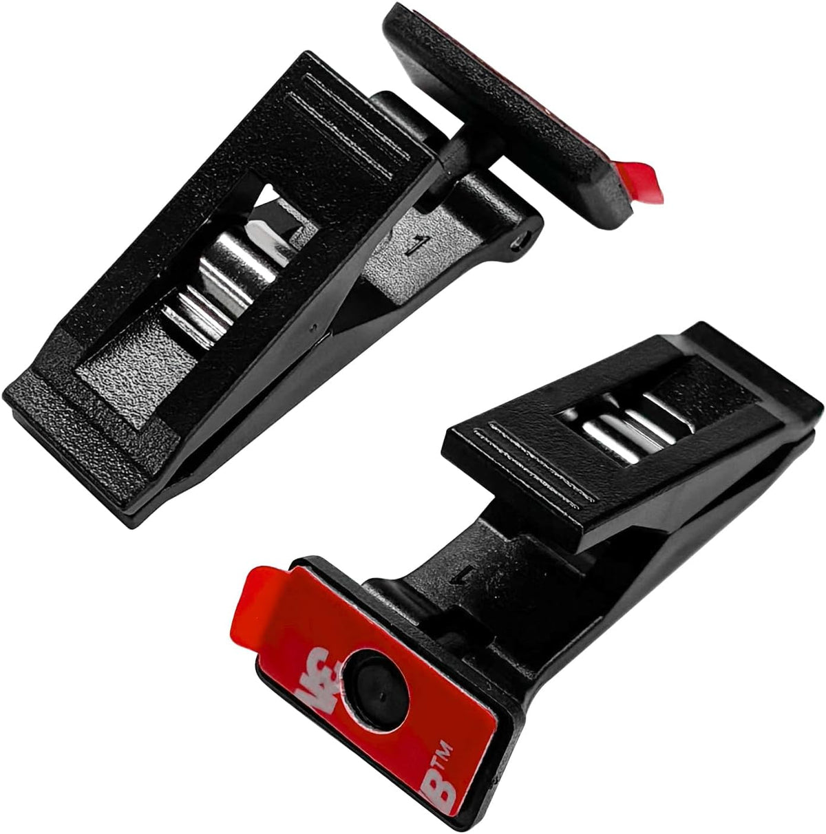 2 PCS Car Ticket Clip, Adhesive Clamp Dashboard Storage Hook for Registration Paper, Reusable Strong Ticket Holder Sun Shade Window Clip for Truck SUV Sedan, Car Accessories