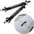 45mm Car Bumper Protector Splitter Strut Rod, Adjustable Front Rear Bumper Lip Strut Brace Rod, Carbon Fiber Universal Bumper Support Bars Fasteners Lever, Car Accessories (Black)