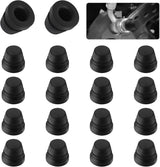 18PCS Car Disc Brake Bleeder Caps,Waterproof Dustproof Rubber Grease Fitting Caps,Universal Zerk Fitting Cap Car Accessories for Most Cars Trucks Motorcycles (18PCS)