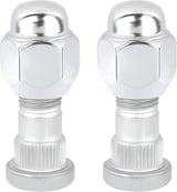 2Sets Wheel Studs and Lug Nuts Set OEM#28365FE001,28365FE000,M12x1.25 Tire Lug Nuts Compatible with Subaru Outback Legacy Forester,Essential Car Accessories Lug Bolts (for Subaru)