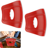 2PCS Upgraded Rim Protector for Car Wheels,Ergonomic Design Rim Guards for Car Rims with Double Convex Rib Non-Slip Edge,Universal Wheel Protectors Rim Fits Motocycles SUVs Bikes (Red)