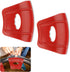 2PCS Upgraded Rim Protector for Car Wheels,Ergonomic Design Rim Guards for Car Rims with Double Convex Rib Non-Slip Edge,Universal Wheel Protectors Rim Fits Motocycles SUVs Bikes (Red)