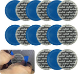 15PCS 79mm Car Tire Patch Kit,Round Rubber Tire Repair Patch for Fast Repair of Automotive Tire,Universal Heavy Duty Cold Patch Car Tire Repair Kit for Car Truck Motorcycle