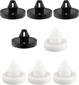 8PCS Car Brake Pedal Stop Pad - Premium Rubber Brake Switch Stopper Compatible with Lexus Scion Toyota Acura - Clutch Pedal Pad Stopper OEM#46505-SA5-000,90541-06036