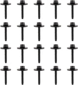 20PCS Automotive Fender Liner Wheel Well Liners Bumper Cover Bolt Screw for Tighten Installation,OEM#11570498 Car Parts Fender Bolts Compatible with GM,Chevrolet,Buick,Cadillac,Camaro,BMW