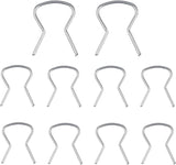 10PCS Car Window Crank Retainer Clips,Metal Car Window Handle Fasteners for Securing Door Handle Cranks,Universal Car Accessories Automotive Clips for Door Window Handle (10PCS)